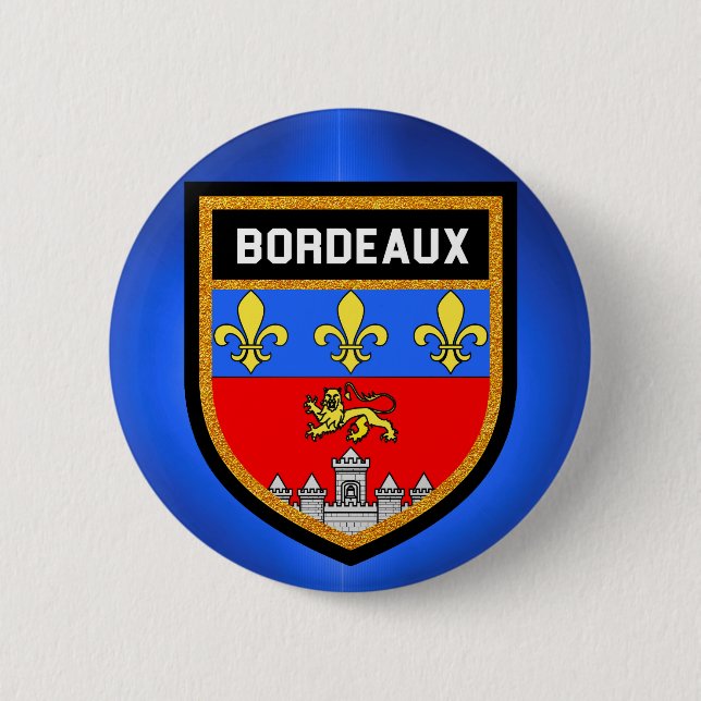 Bordeaux flagga knapp (Framsida)