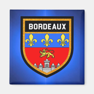 Bordeaux flagga magnet