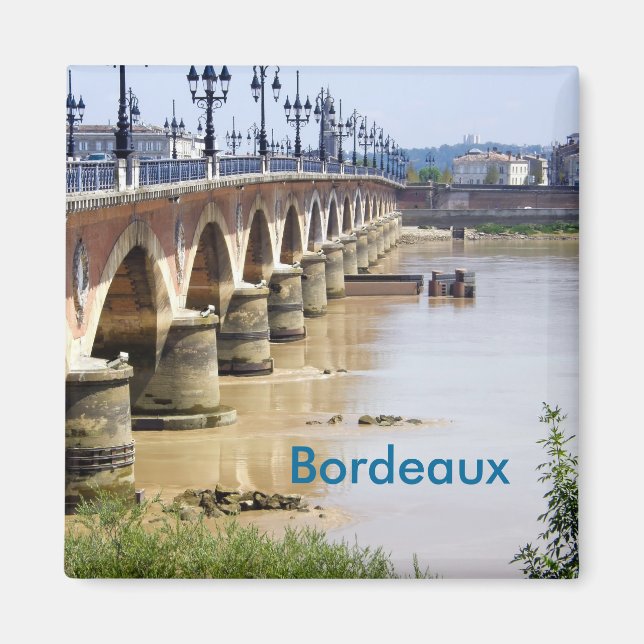 Bordeaux, Frankrike Magnet (Framsidan)