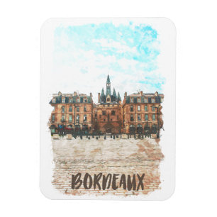 Bordeaux Frankrike Ställe de la BanguTravel Magnet