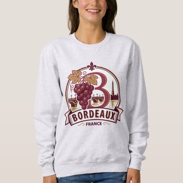 Bordeaux Frankrike T Shirt (Framsida)