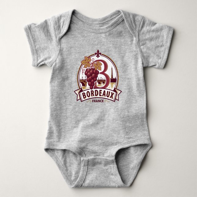 Bordeaux Frankrike T Shirt (Framsida)