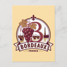 Bordeaux Frankrike Vykort