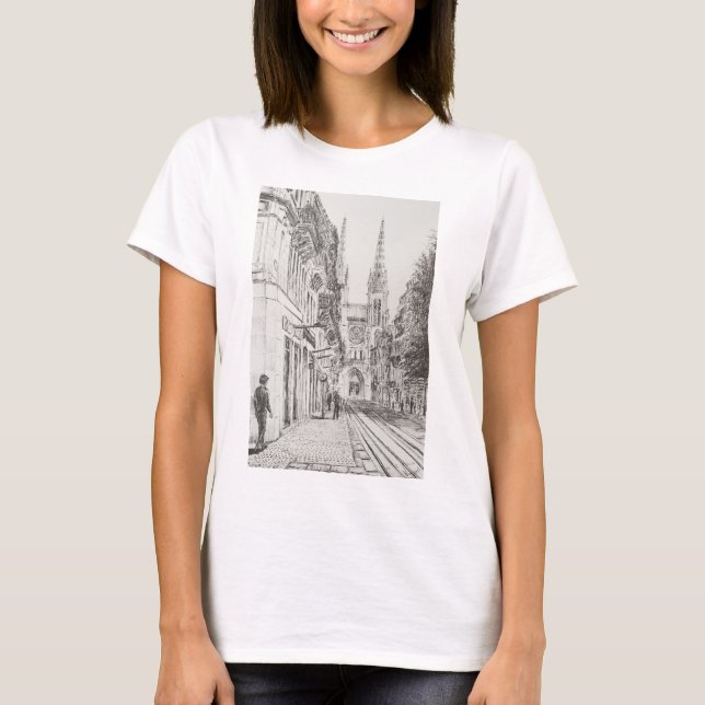 Bordeaux frankriken. Tvilling- spire.2010 Tee (Framsida)