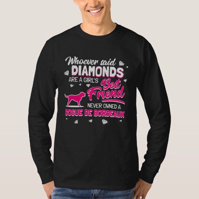 Bordeaux Grand Danes  2 T Shirt (Framsida)