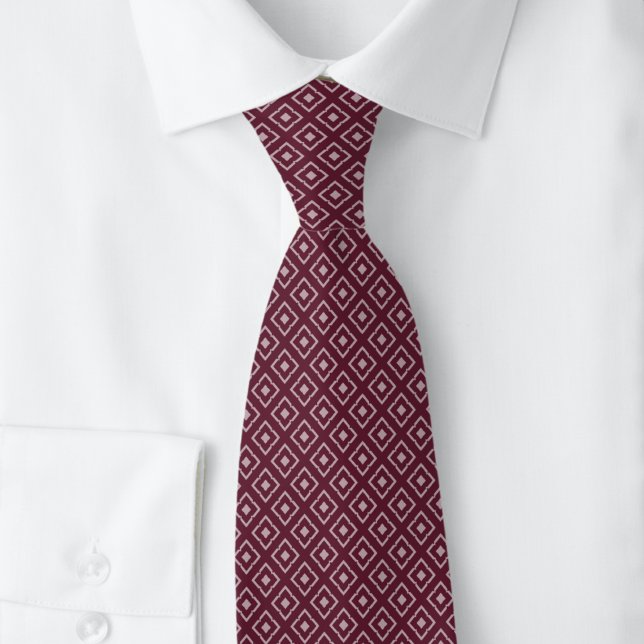 Bordeaux Hackad Diamant Slips (Skapare uppladdad)
