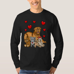 Bordeaux Hund Cudely Leksak T Shirt