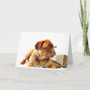 Bordeaux Mastiff, Fransk Mastiff Bordeauxdog Gift Helgkort