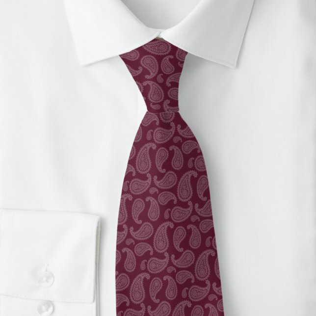 Bordeaux Paisley Slips (Skapare uppladdad)