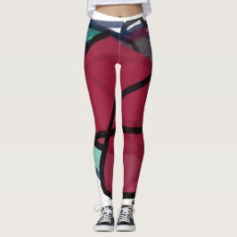 Bordeaux par leggings