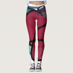 Bordeaux par leggings