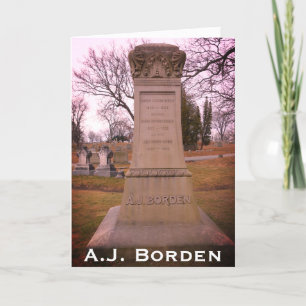 Borden Monument, Fall River, MORSA - A.J. Borden Tack Kort