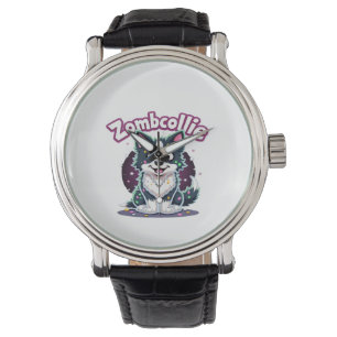Border Collie BC Zombie Hund Halloween Essential T Armbandsur