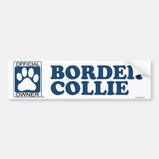 Border Collie Blå Bildekal