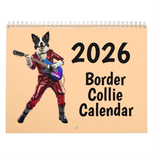 Border Collie Calendar Kalender (Omslag)