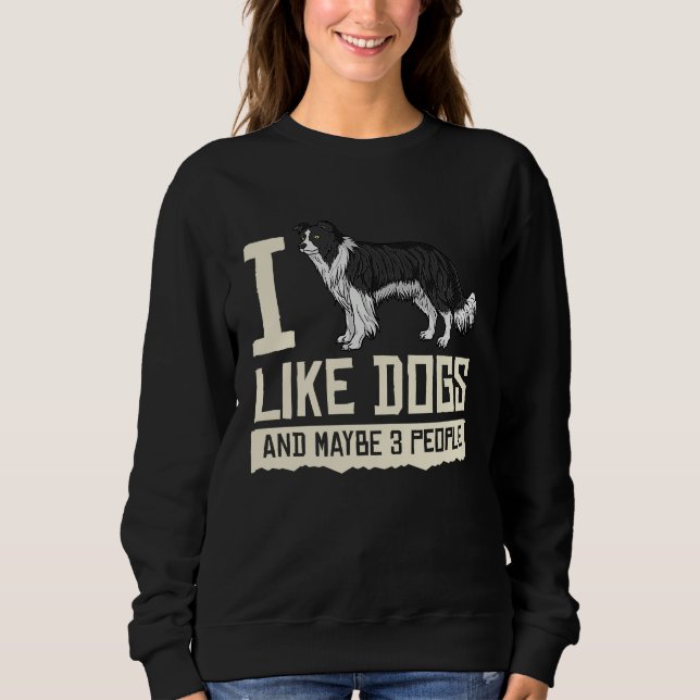 Border Collie Dog Puppies Owner Lover 1 T Shirt (Framsida)