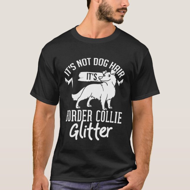 Border Collie Dog  Puppies Owner T Shirt (Framsida)