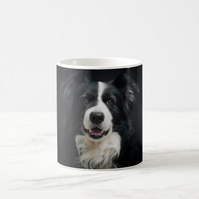 Border Collie eller Ditt Eget Foto Kaffemugg (Center)