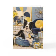 Border Collie Födelsedagskort