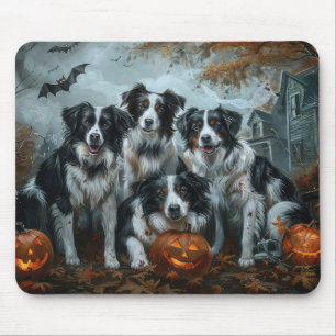 Border Collie Halloween Natt Hund Delight Musmatta
