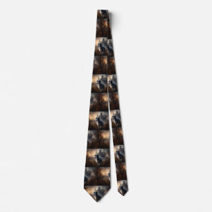 Border Collie Halloween Skräck  Slips