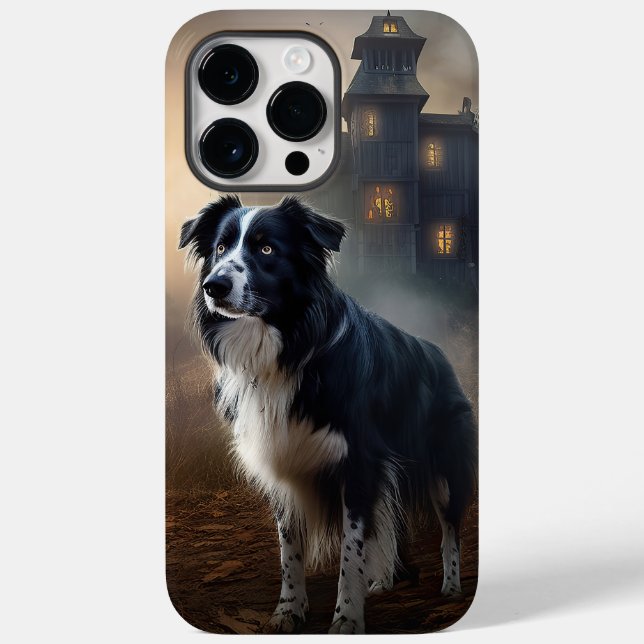 Border Collie Halloween Skräckinjagande (Baksida)