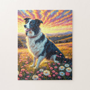 Border Collie Hund Pussel