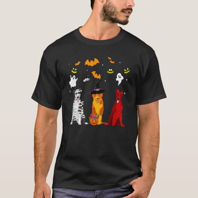 Border Collie Hund T Shirt (Framsida)