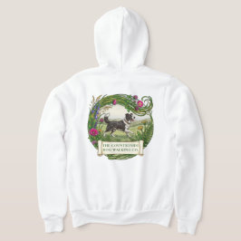 Border Collie Hundpromenad Skräddarsydd Dragkedja T Shirt