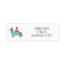 Border Collie jul returadress