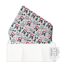 Border Collie jul servettpapper