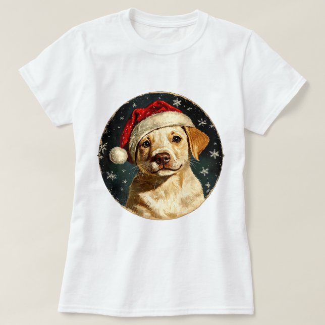 Border Collie jul T Shirt (Design framsida)