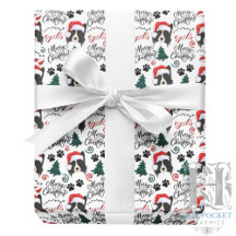 Border Collie julpapper