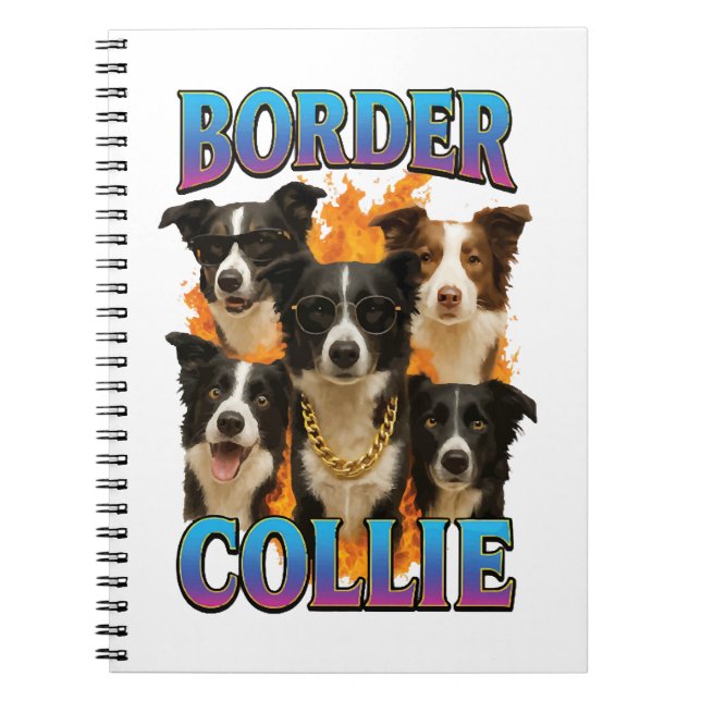Border Collie-kopia Anteckningsbok (Framsidan)