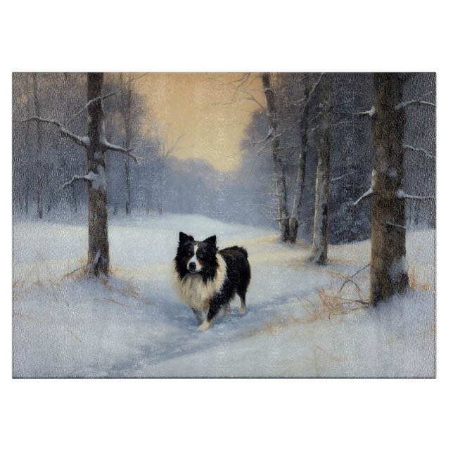 Border Collie Låt det snöa jul (Framsidan)