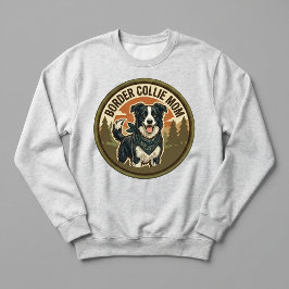 Border Collie Mamma Crewneck Hundmamma Present Til T Shirt
