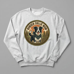 Border Collie Mamma Crewneck Hundmamma Present Til T Shirt