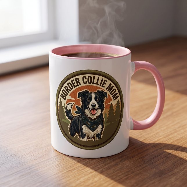 Border Collie Mamma Kaffemugg | BC Hundmamma Prese (Skapare uppladdad)