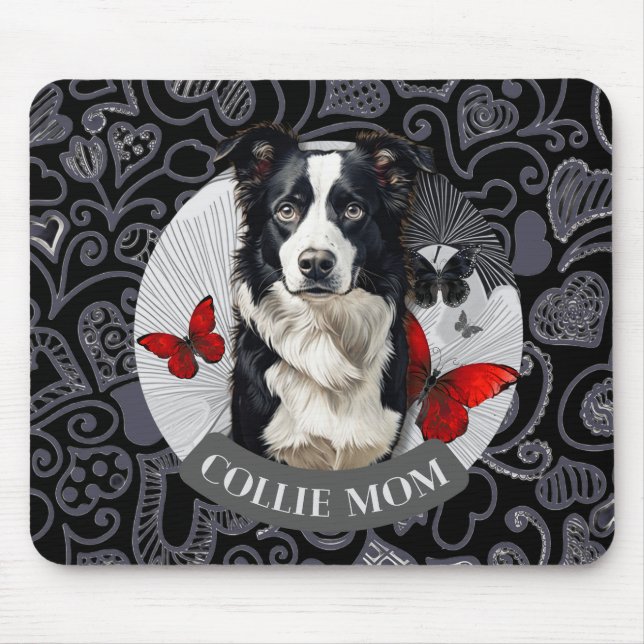 Border Collie Mamma Musmatta – Söt Hundälskare Pre (Framsidan)