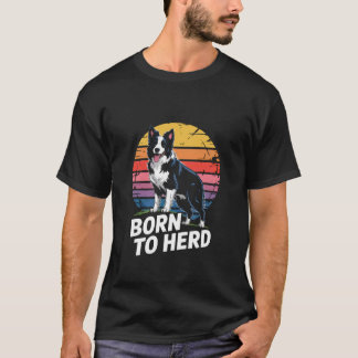 Border Collie Metal Vallande Får Collie Ägare T Shirt