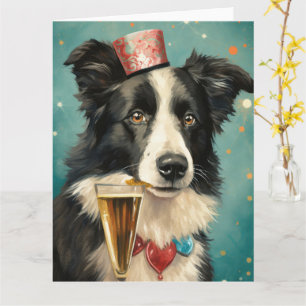 Border Collie Nyår Kort
