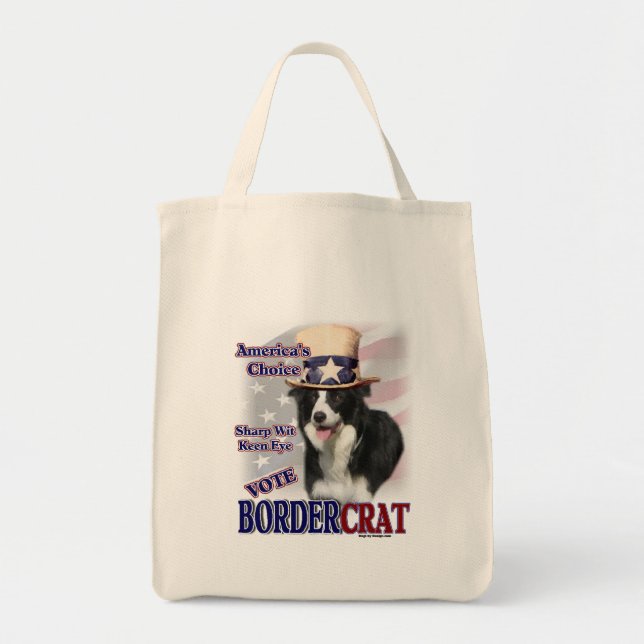 Border Collie-present Tygkasse (Framsidan)