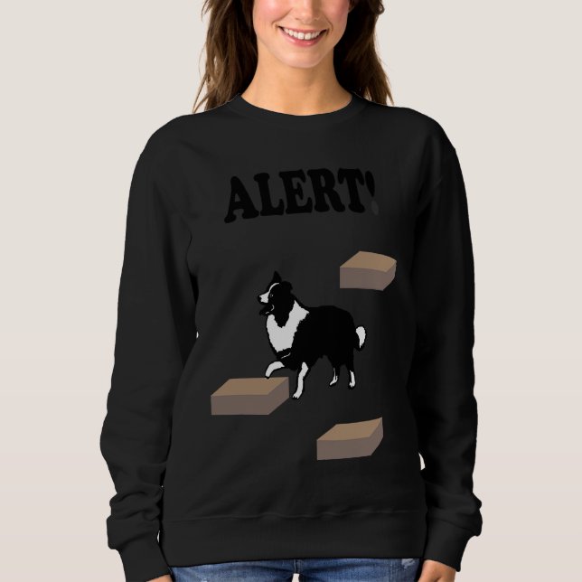 Border Collie Scent Work Alert T Shirt (Framsida)