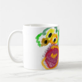 Border Collie solrosor Kaffemugg