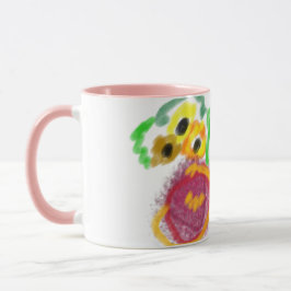 Border Collie solrosor Mugg