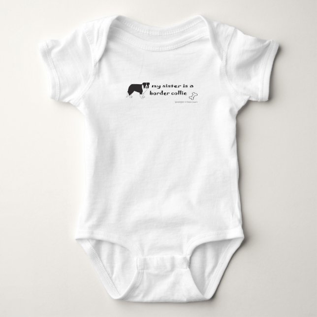border collie t shirt (Framsida)