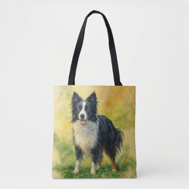 Border Collie Tygkasse (Framsida)