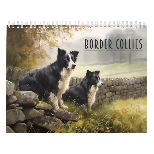 Border Collies Kalender, vilket år som helst Kalender (Omslag)