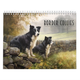 Border Collies Kalender, vilket år som helst Kalender