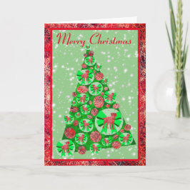 Border Terrier Hundras Silhuett God Jul Kort